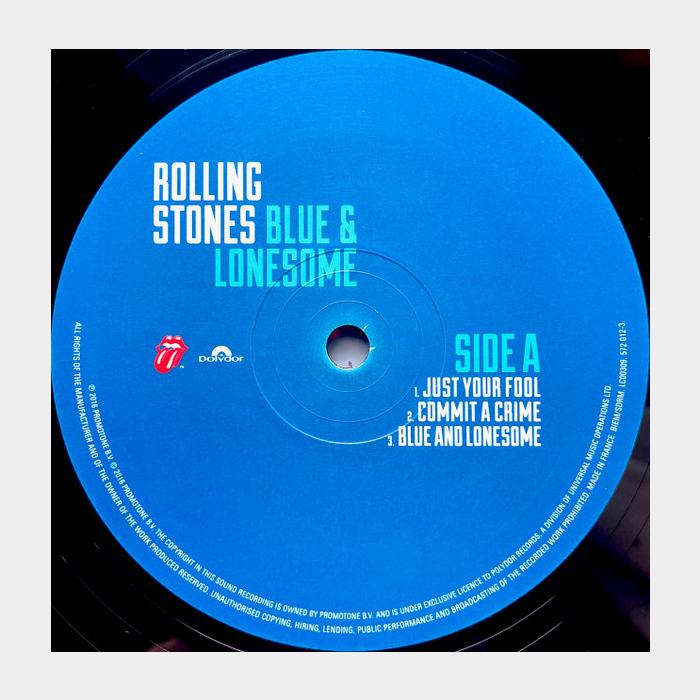 Rolling Stones - Blue & Lonesome 2LP (ex+/ex+, 180g)