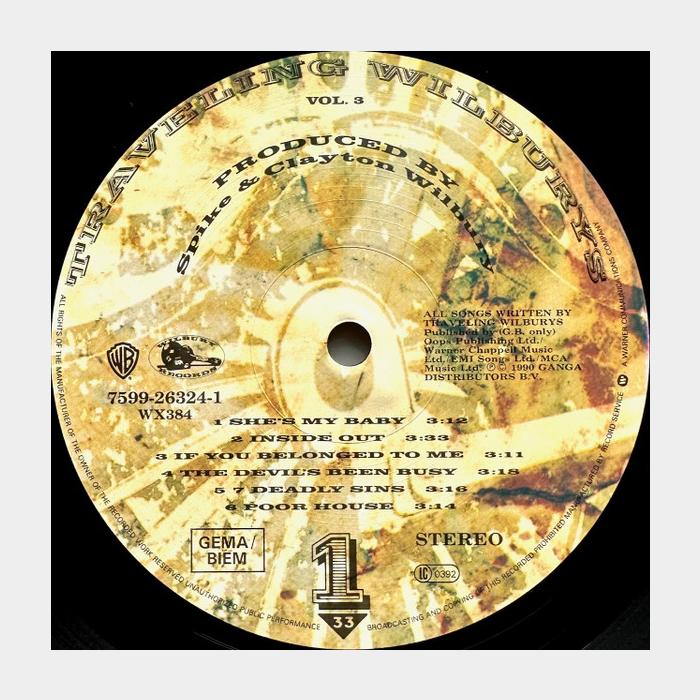 Traveling Wilburys - Vol.3 (ex+/ex+)