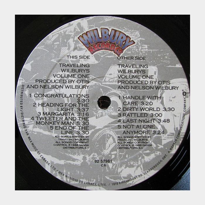 Traveling Wilburys - Vol.1 (ex+/ex+)