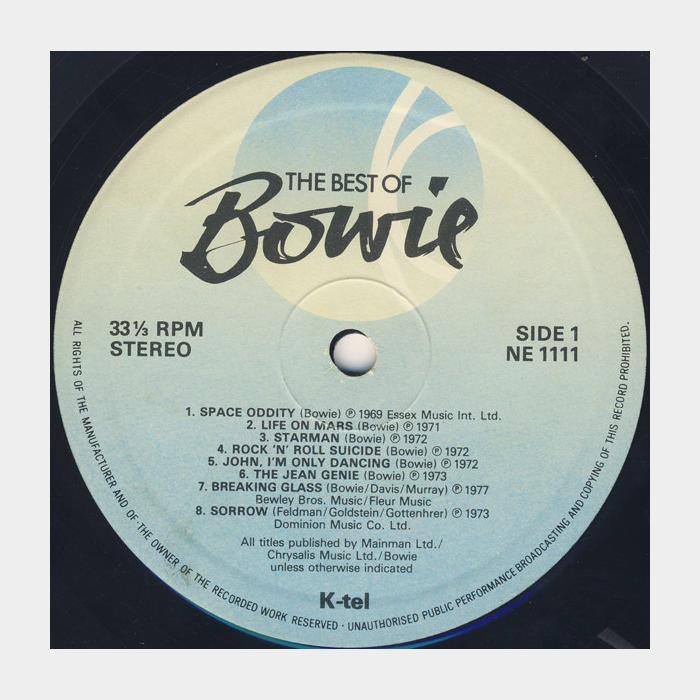 David Bowie - The Best Of Bowie (ex+/ex)