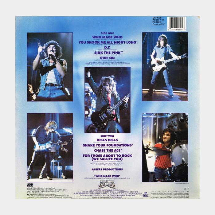 AC/DC - Who Made Who (ex+/ex-)