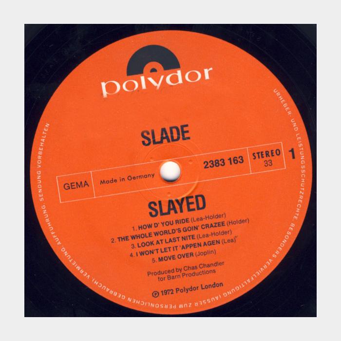 Slade - Slayed? (ex+/ex)