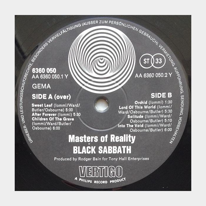 Black Sabbath - Master Of Reality (ex+/ex, ORIGINAL)