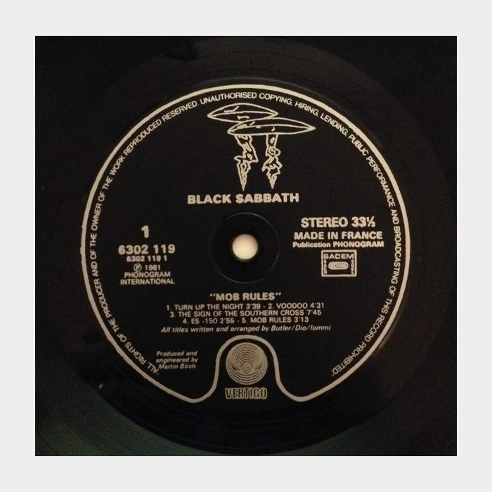 Black Sabbath - Mob Rules (ex+/ex+)