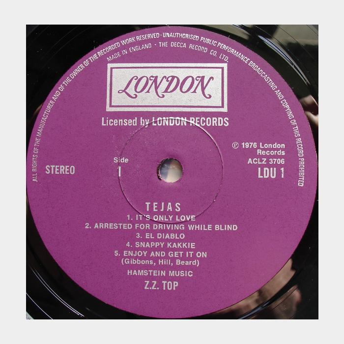 ZZ Top - Tejas (ex+/ex)