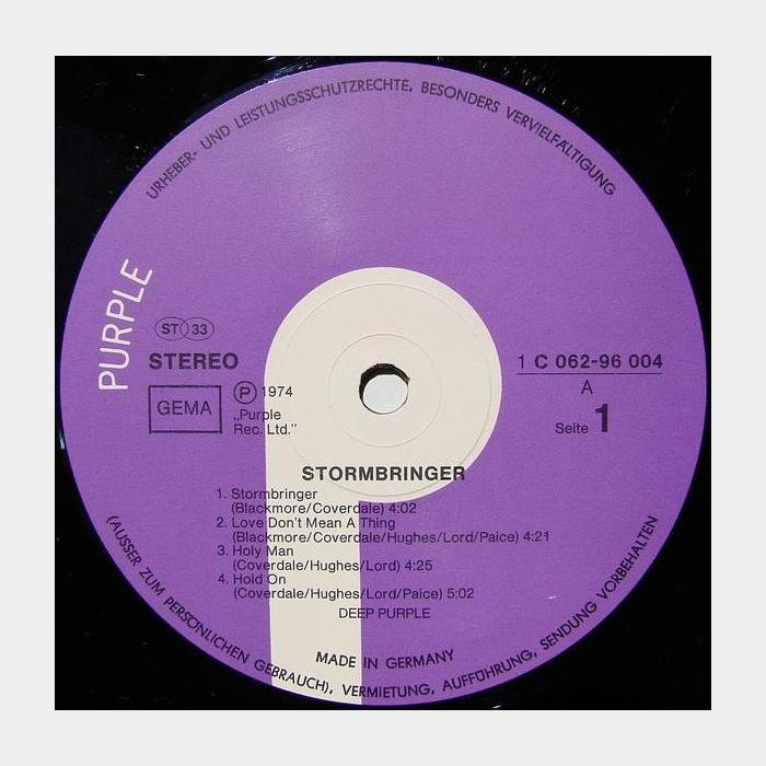 Deep Purple - Stormbringer (ex+/ex, ORIGINAL)