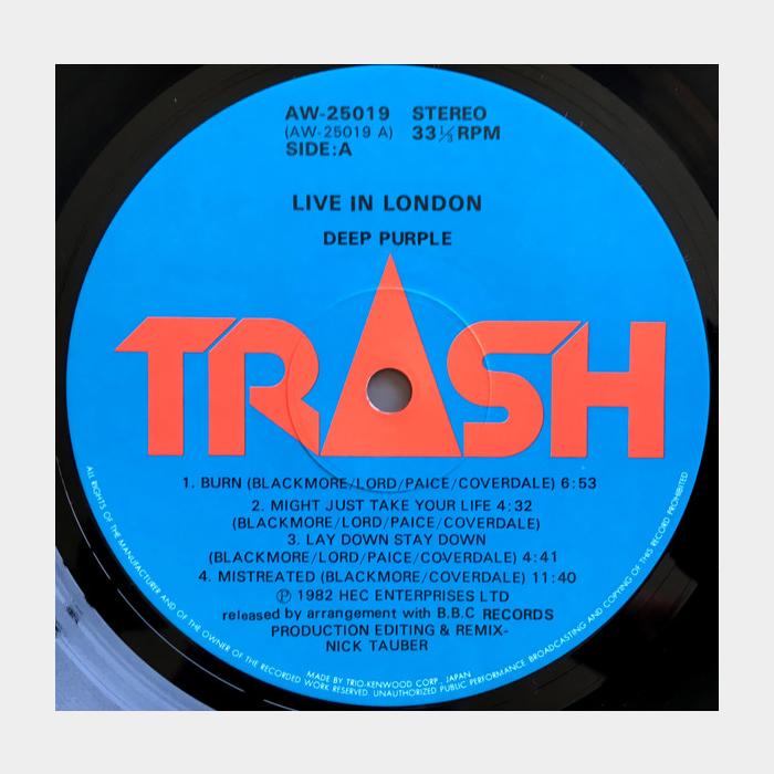 Deep Purple - Live In London (ex+/ex+, obi)