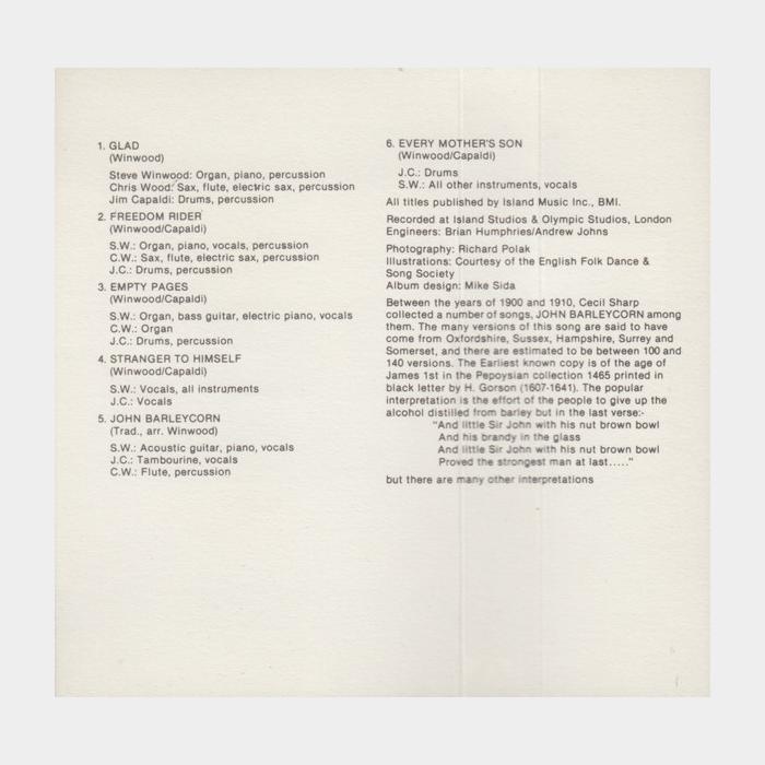 А/к Traffic - John Barleycorn Must Die