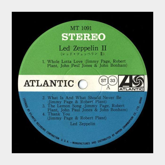 Led Zeppelin - II (ex/ex, звучит на ex+, ORIGINAL)