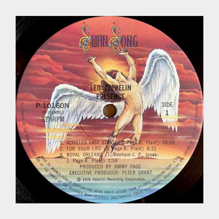 Led Zeppelin - Presence (ex+/ex-)