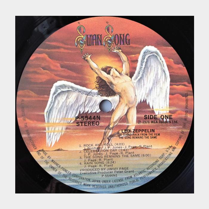 Led Zeppelin - The Song Remains The Same OST 2LP (ex+/ex+, Book)