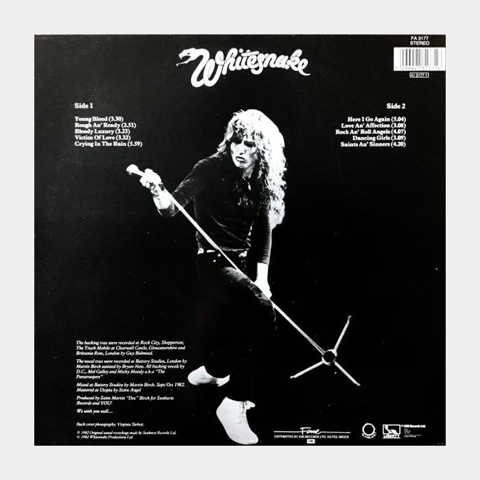 Whitesnake - Saints & Sinners (ex+/ex-)