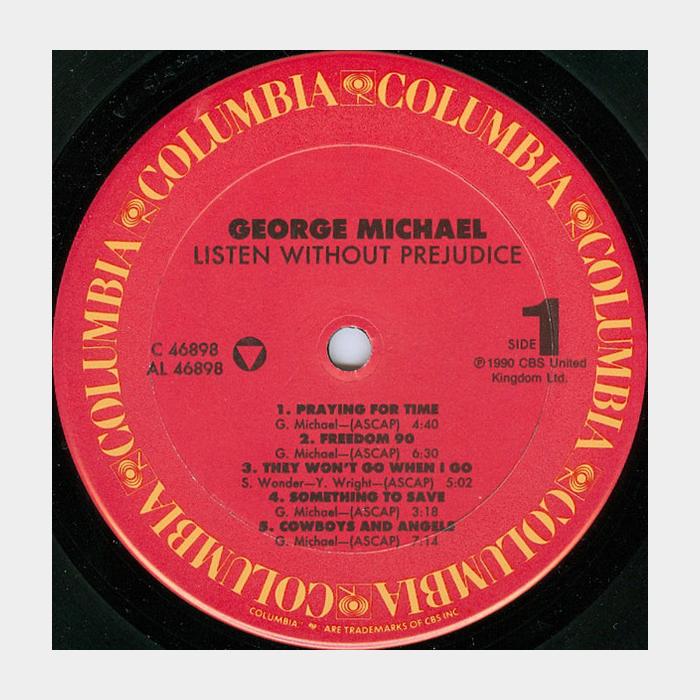 George Michael - Listen Without Prejudice (ex+/ex+)