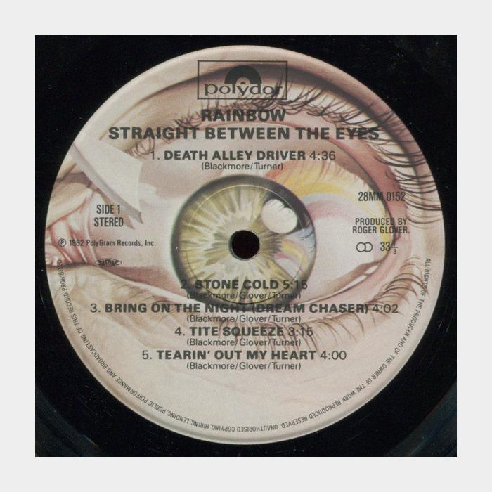 Rainbow - Straight Between The Eyes (ex+/ex-)