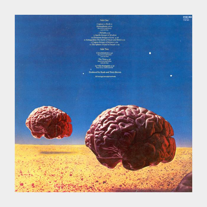 Rush - Hemispheres (ex+/vg+)