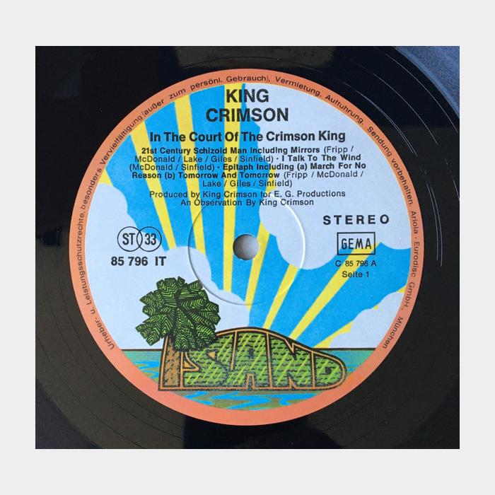 King Crimson - In The Court Of The Crimson King (ex-/ex-)