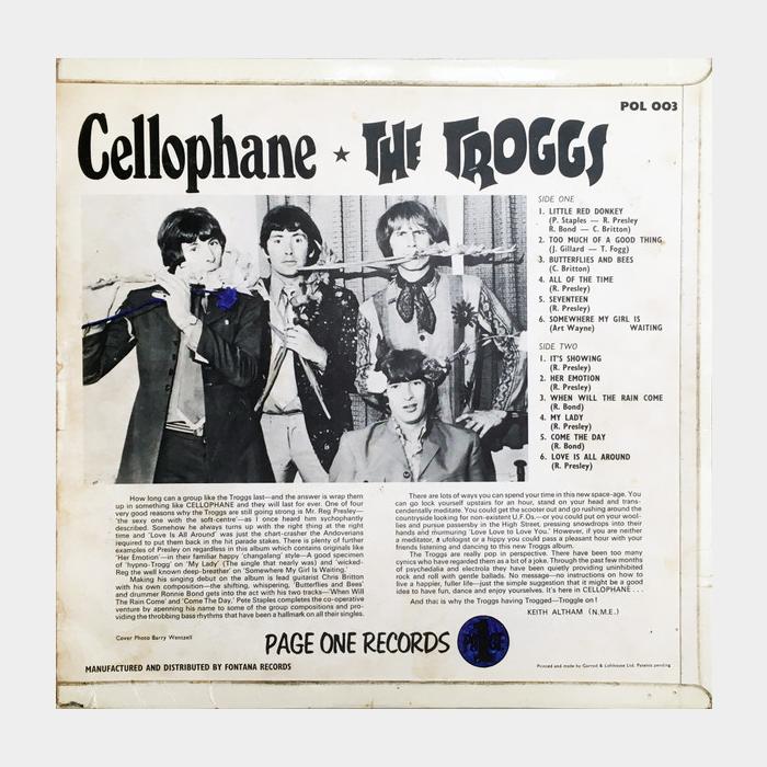 Troggs - Cellophane (ex/ex, ORIGINAL)