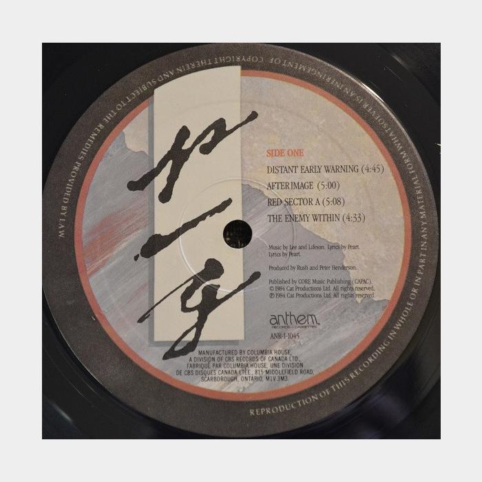 Rush - Grace Under Pressure (ex/vg+, ORIGINAL)
