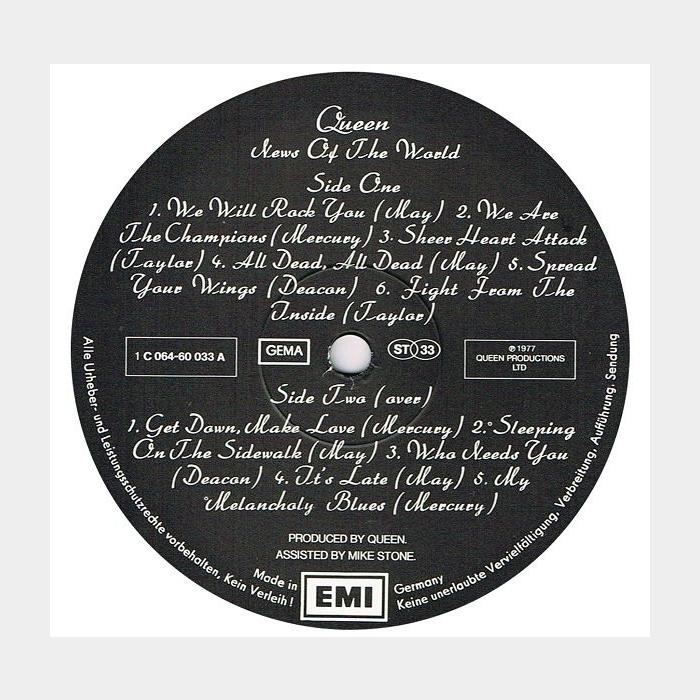 Queen - News Of The World (ex+/ex+, ORIGINAL)