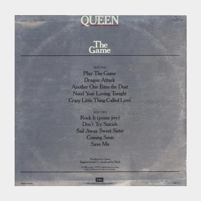Queen - The Game (ex+/ex-, ORIGINAL)