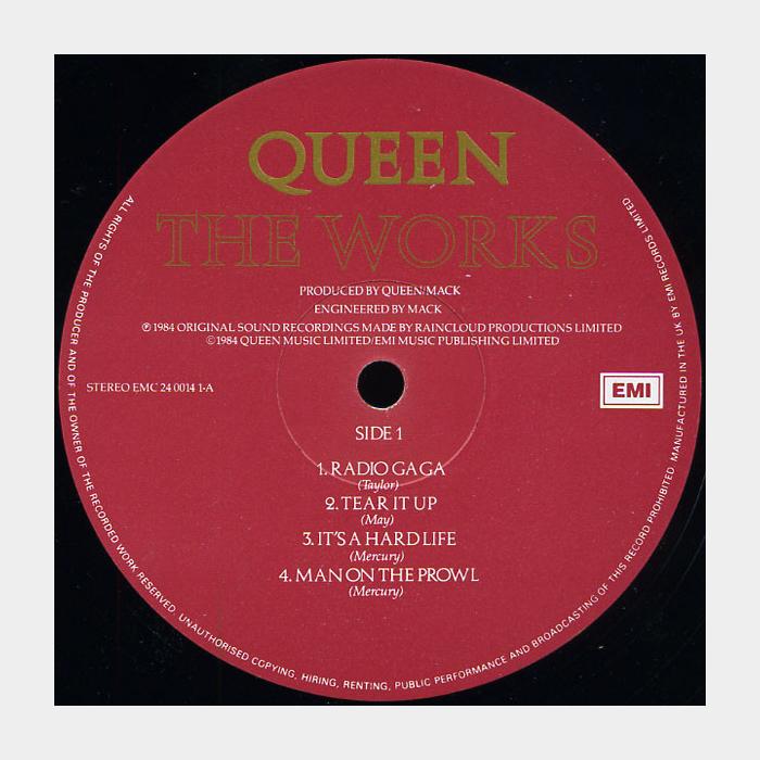 Queen - The Works (ex+/ex+, ORIGINAL)