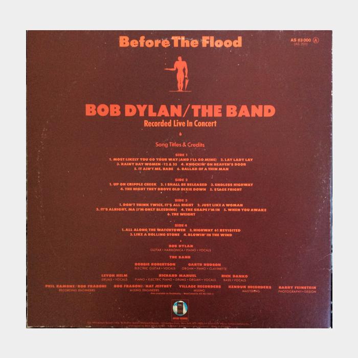 Bob Dylan / The Band – Before The Flood 2LP (ex+/ex)