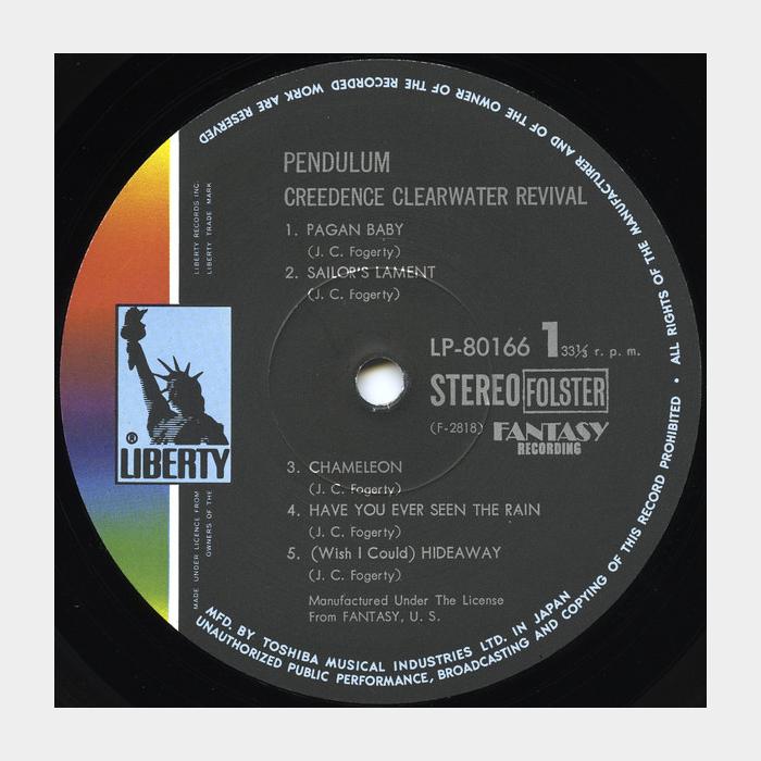 Creedence Clearwater Revival - Pendulum (ex/ex+)