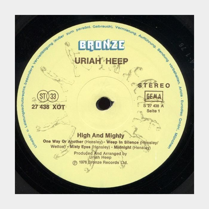 Uriah Heep - High And Mighty (ex+/ex)