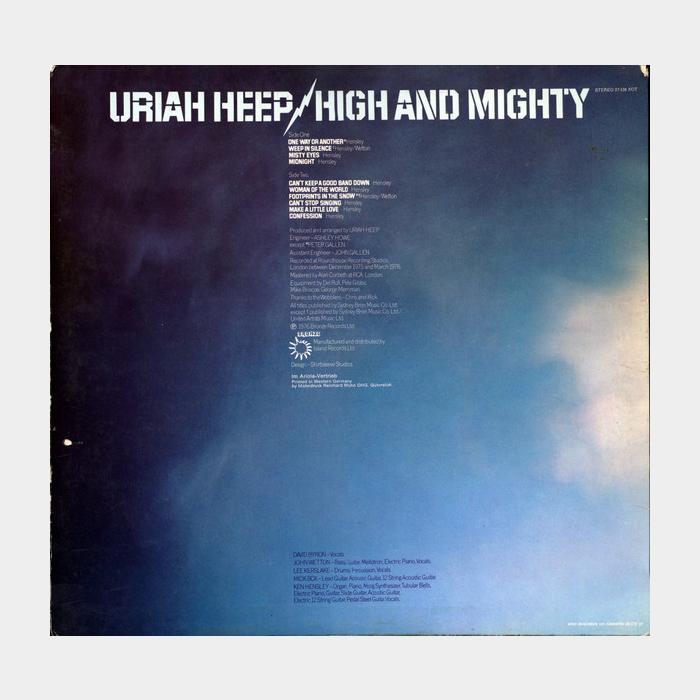 Uriah Heep - High And Mighty (ex+/ex)