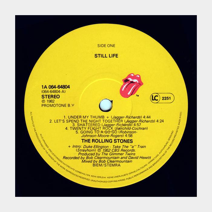 Rolling Stones - Still Life (American Concert 1981) (ex+/ex)