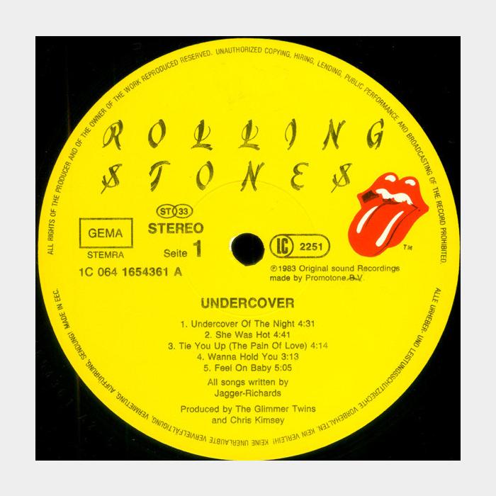 Rolling Stones - Undercover (ex/ex+)