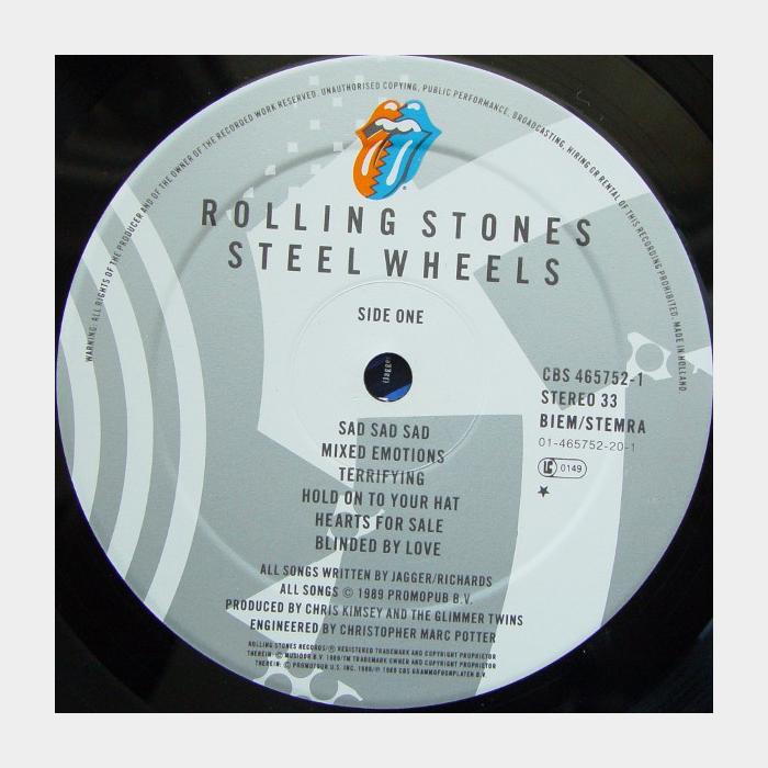Rolling Stones - Steel Wheels (ex+/ex+)
