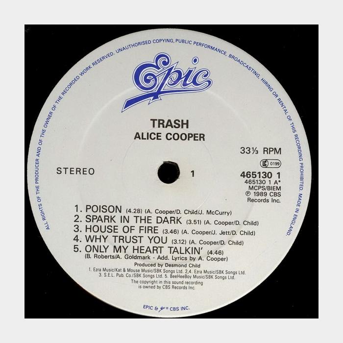 Alice Cooper - Trash (ex+/ex-)