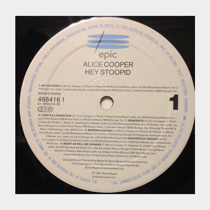 Alice Cooper - Hey Stoopid (ex+/ex)