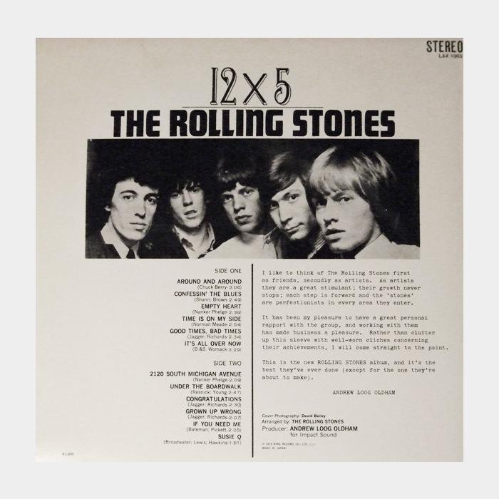 Rolling Stones - 12 x 5 (ex+/ex+)