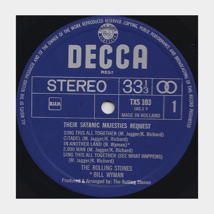 Rolling Stones - Their Satanic Majesties Request (ex/ex)