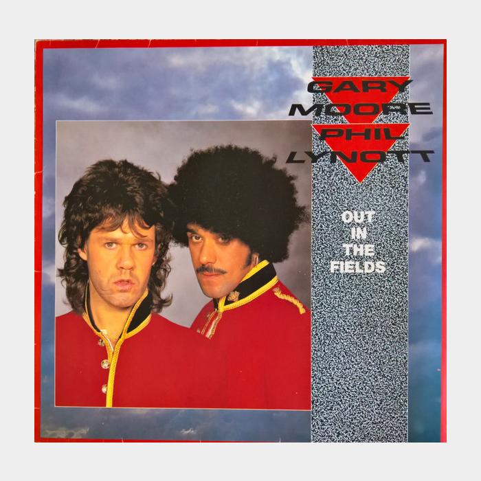 Gary Moore & Phil Lynott - Out In The Fields (ex+/ex, 45RPM)