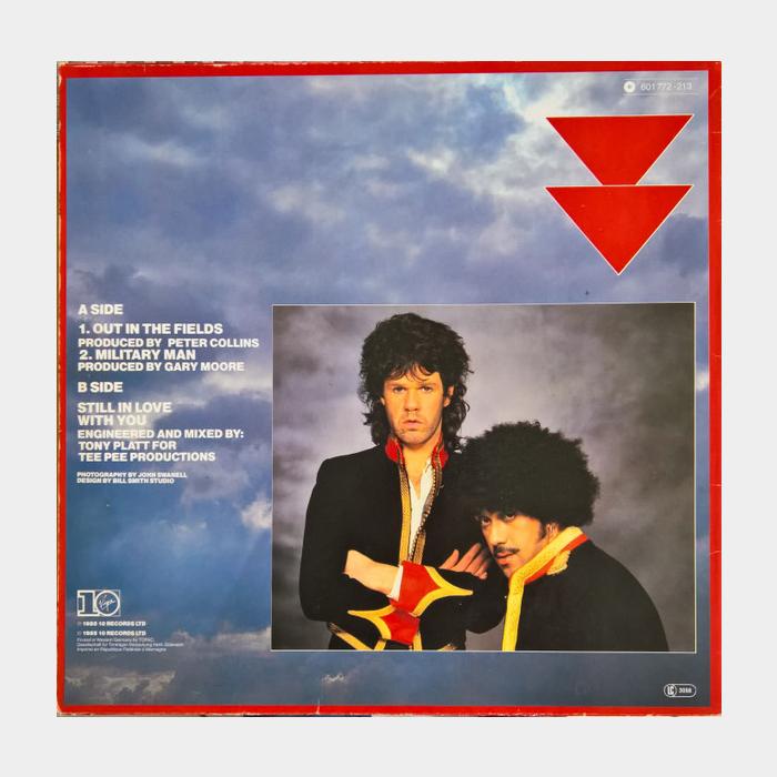 Gary Moore & Phil Lynott - Out In The Fields (ex+/ex, 45RPM)