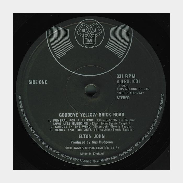 Elton John - Goodbye Yellow Brick Road 2LP (ex+/ex+, ORIGINAL)