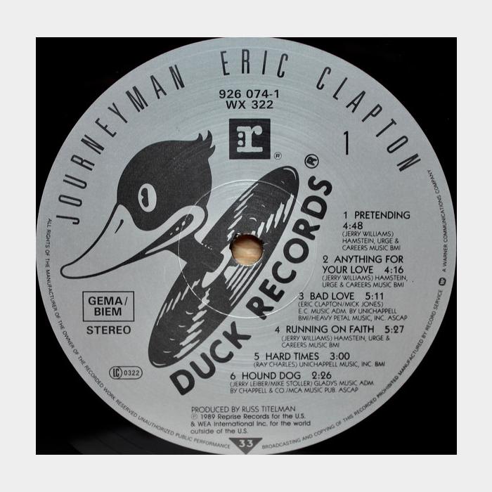 Eric Clapton - Journeyman (ex+/ex-)