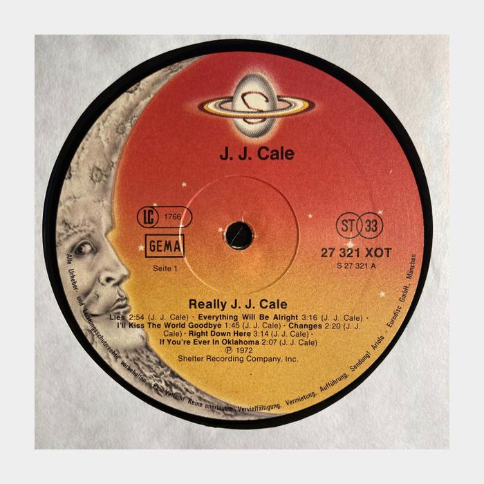 J.J. Cale - Really (ex+/ex+)