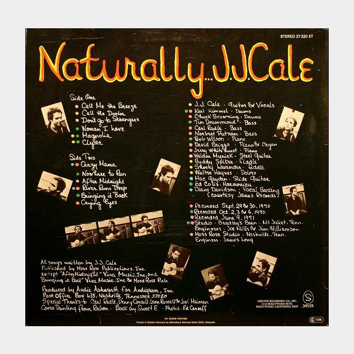J.J. Cale - Naturally (ex/ex)