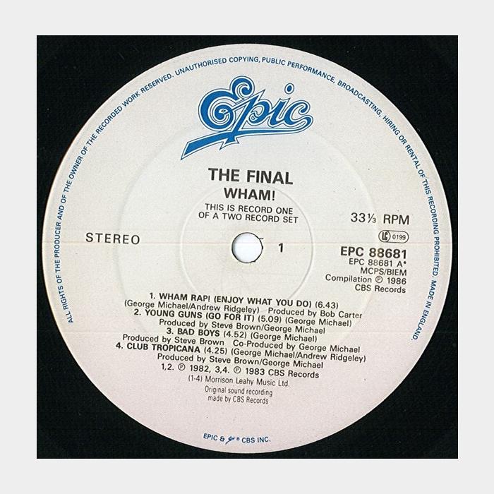 Wham! - The Final 2LP (ex/ex-)