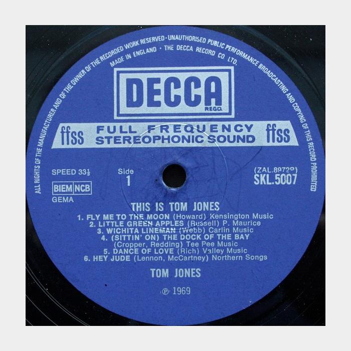 Tom Jones - This Is Tom Jones (ex-/ex-, звучит на ex+)