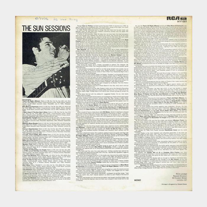 Elvis Presley - The Sun Collection (ex+/ex+)
