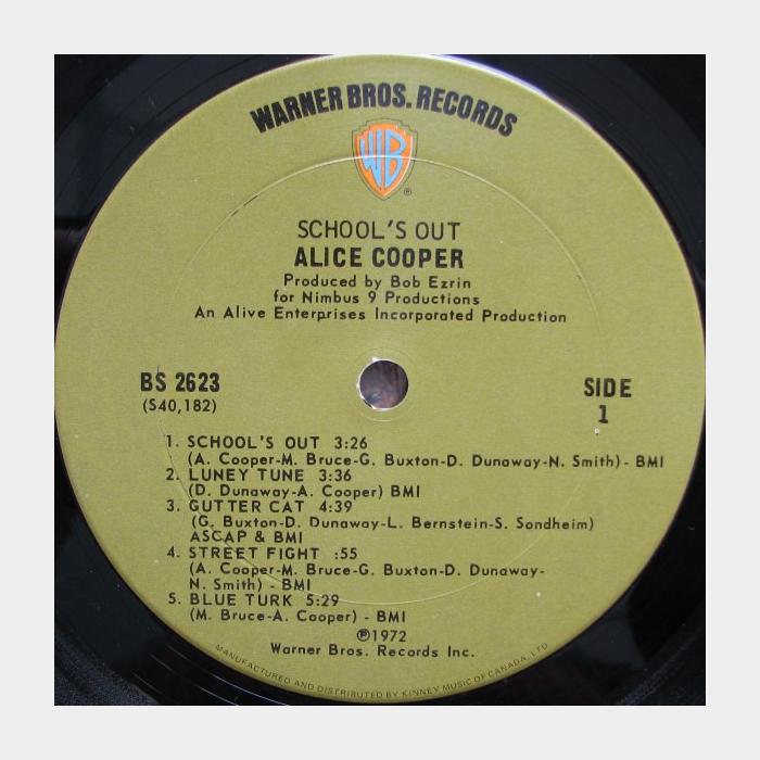 Alice Cooper - School's Out (ex/ex)