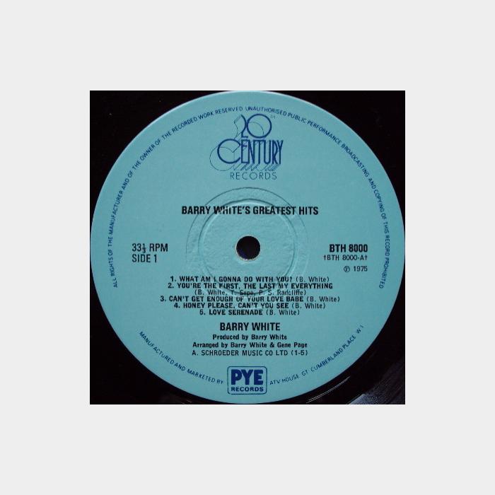 Barry White - Greatest Hits (ex+/ex)