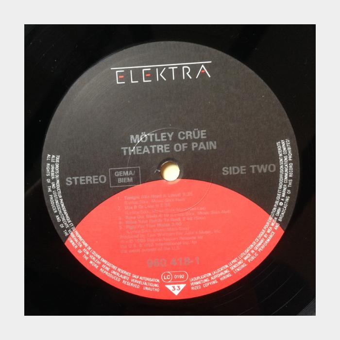 Motley Crue - Theatre Of Pain (ex+/ex-)