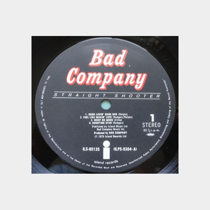 Bad Company - Straight Shooter (ex+/ex)