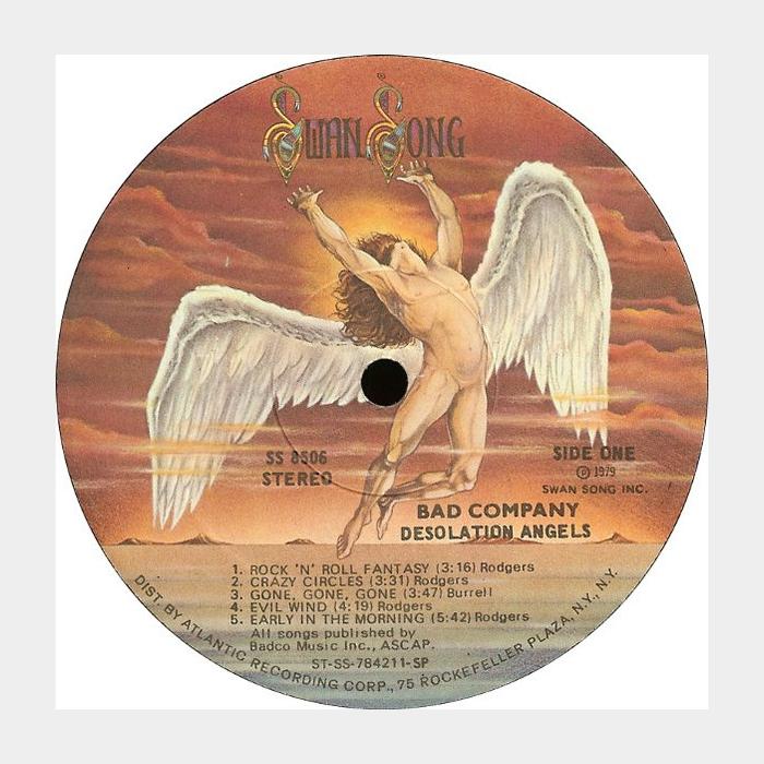Bad Company - Desolation Angels (ex+/ex, пятак сбит)